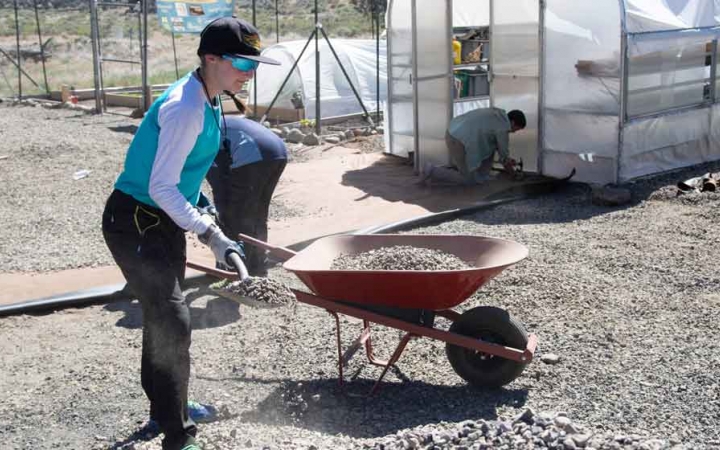 service learning on outdoor leadership course